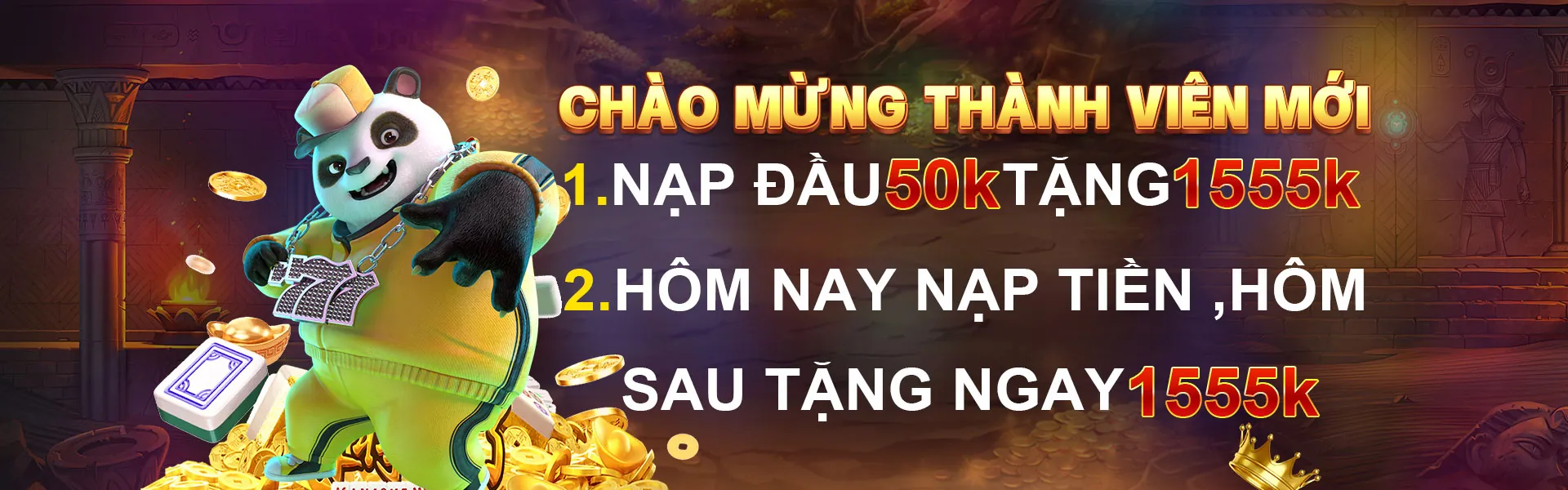 Banner chào mừng Nohu64 với ưu đãi 188K